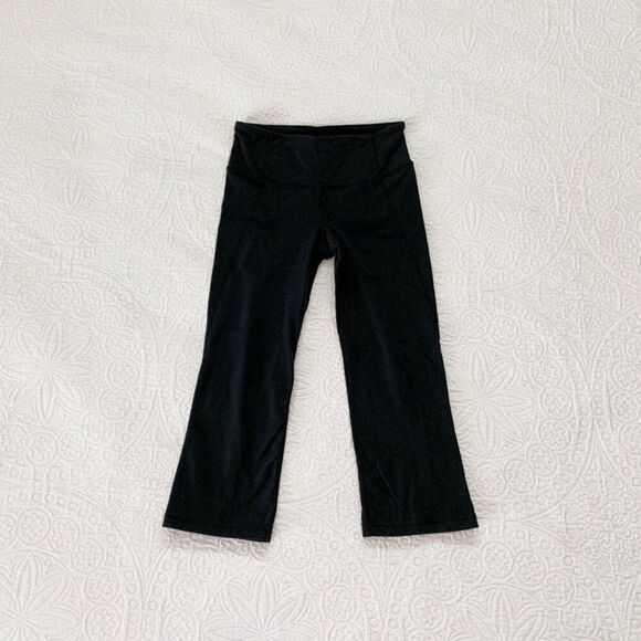 Lululemon Gather & Crow‎ Crop (Sz 4, 21" Inseam) Black - Picture 2 of 10